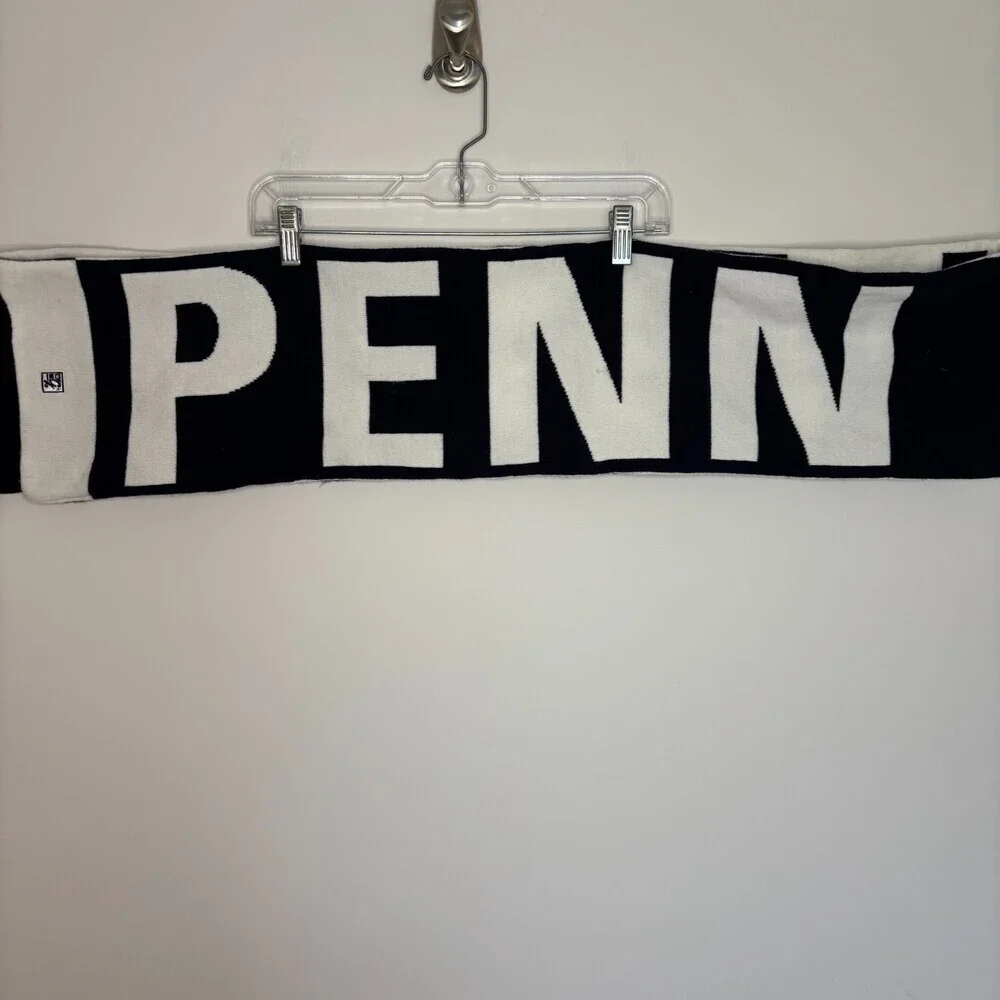 PENN STATE Knit Scarf Nittany Lions Blue and White We Are